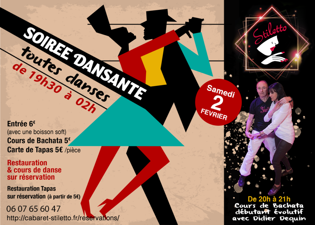 Soirée Dansante Toutes Danses - Cabaret Stiletto